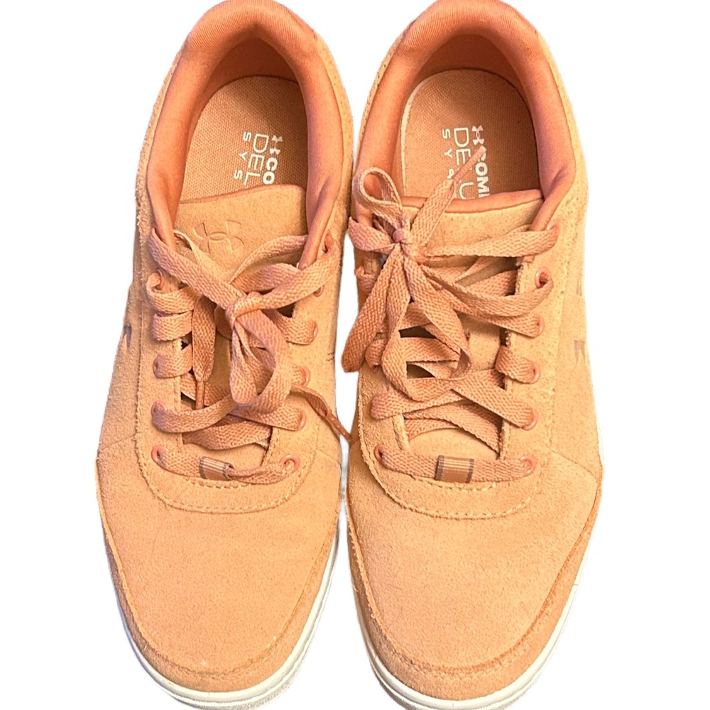 Under Armour Women’s Casual Suede Sneakers in Pink